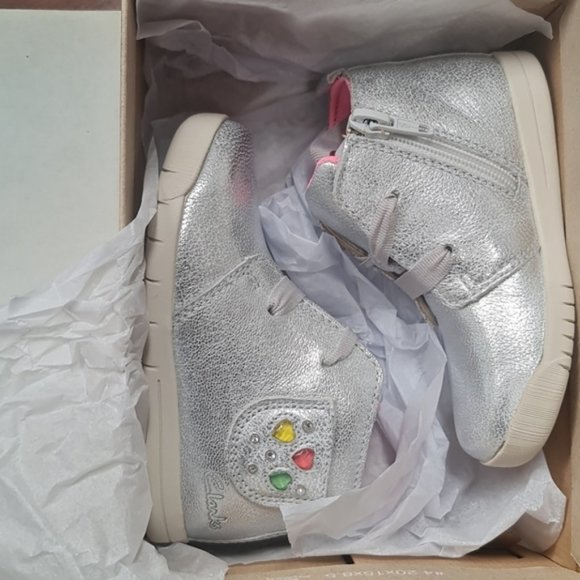 Clarks Crazy Tot FST Kids First Shoes - Picture 4 of 5